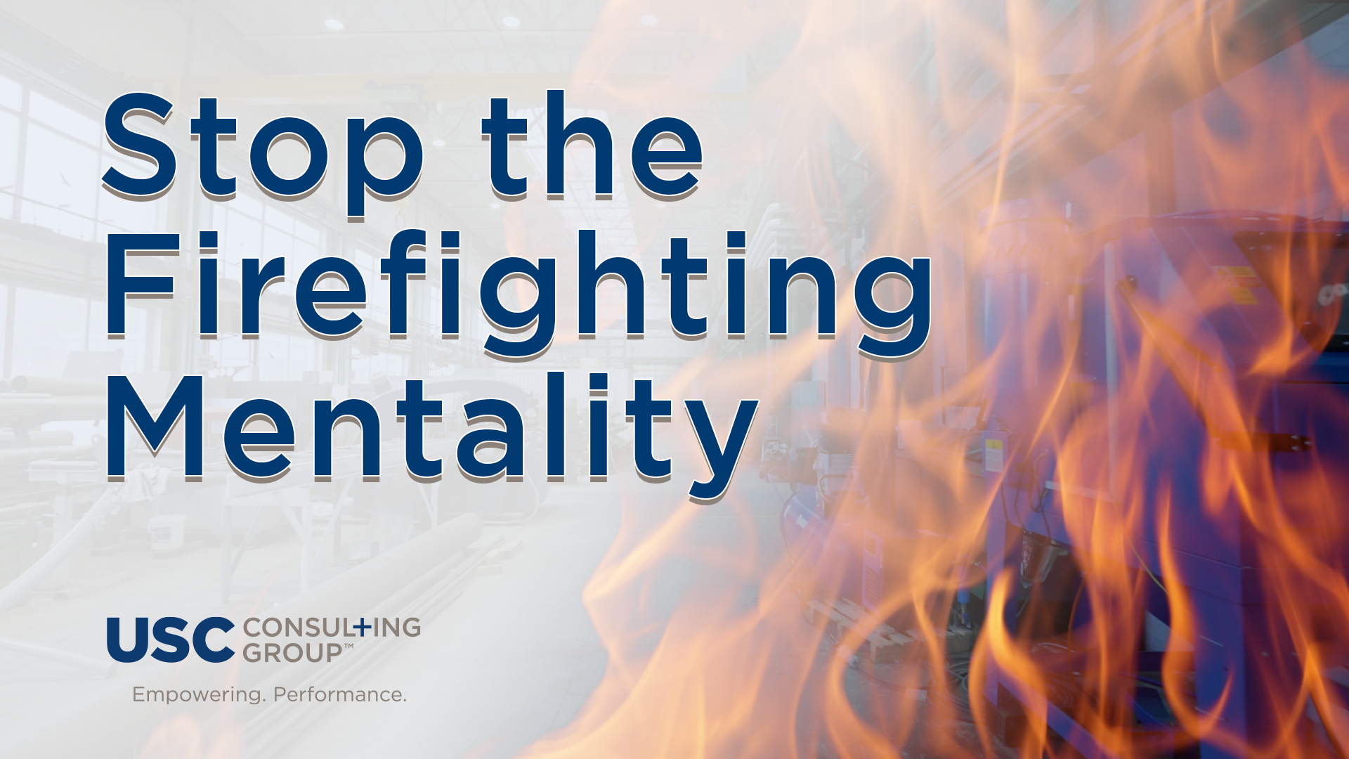 Stop The Fire Fighting Mentality To Improve Your Bottom Line video 